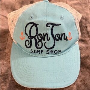 NWT Ron Jon Surf Shop Grand Turk Embroidered Mesh Baseball Trucker Hat Cap